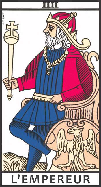 L'Empereur dans le tarot de Marseille - Signification